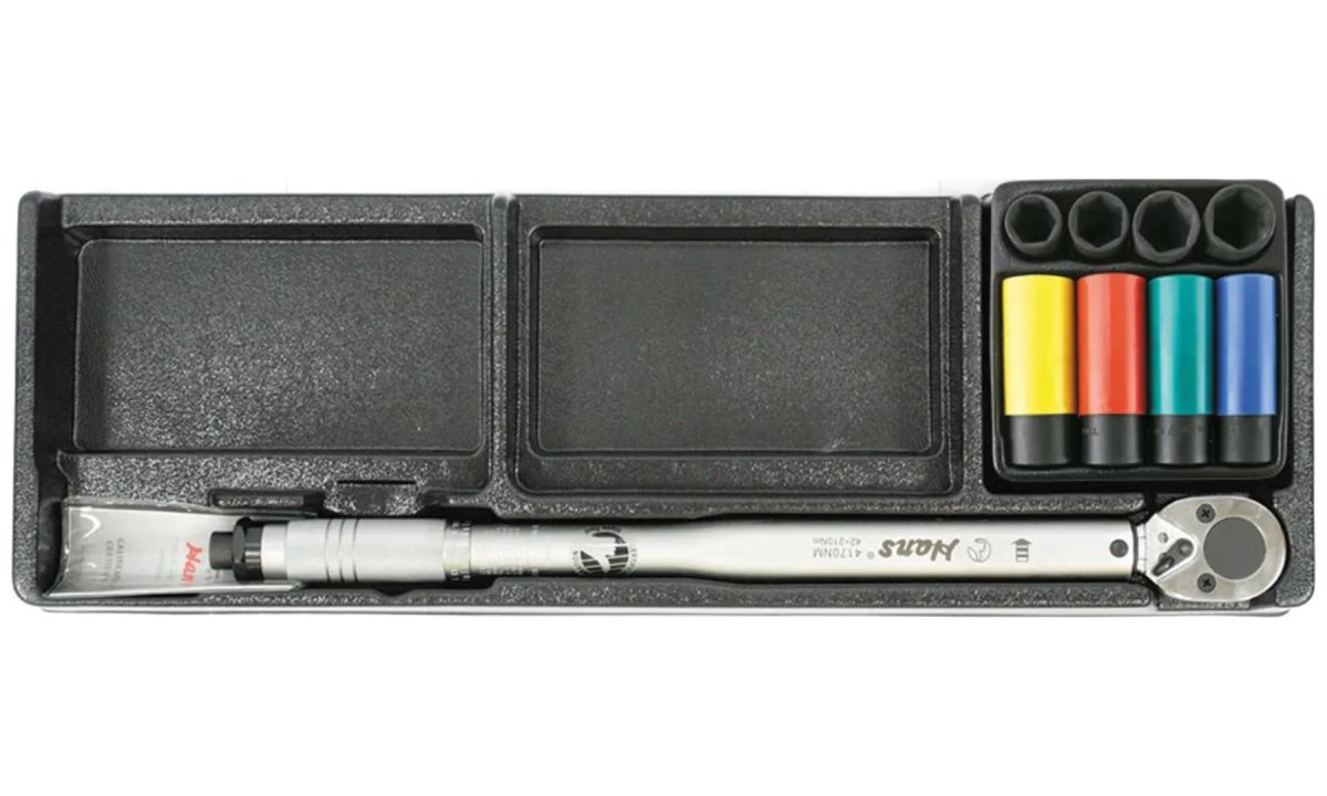  Динамометрический ключ и ударные головки 1/2 Hans в ложементе, TT-48 (0)