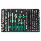  Набор трещоток, бит, торцевых головок и аксессуаров Hans на 1/4, 3/8, TTF-108 мни (0)