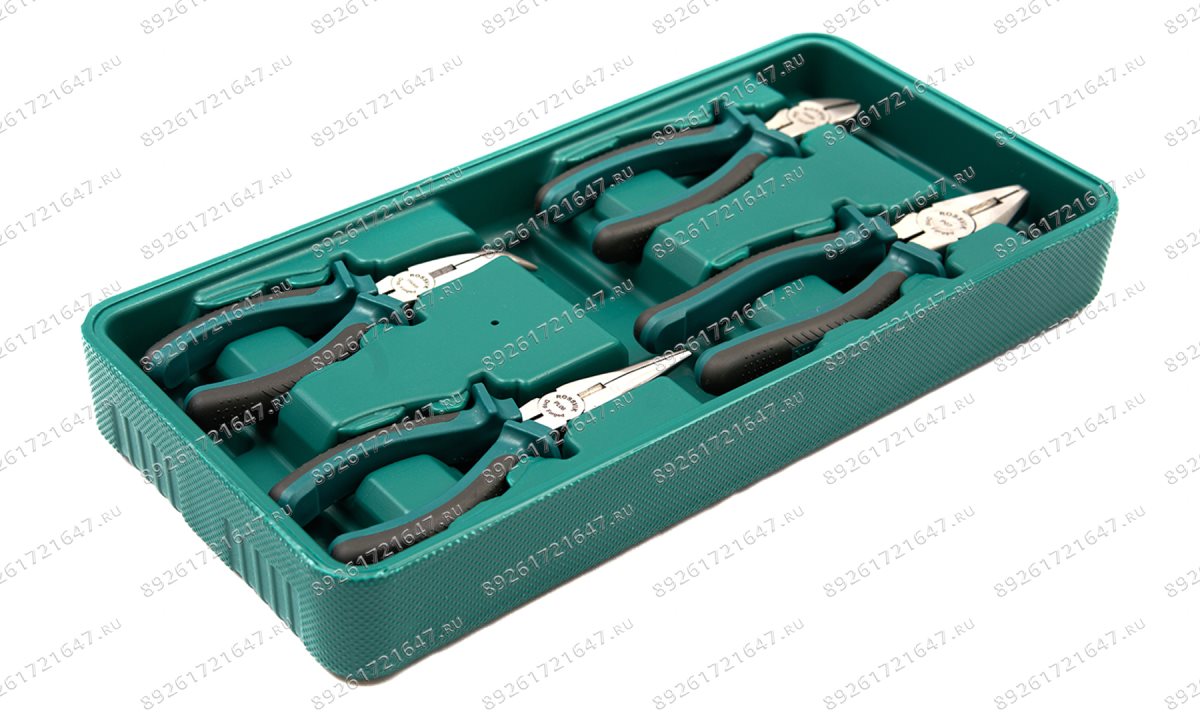  LST004 Набор инструмента ROSSVIK (шарнирно-губцевый), ложемент, 4 предмета (0)