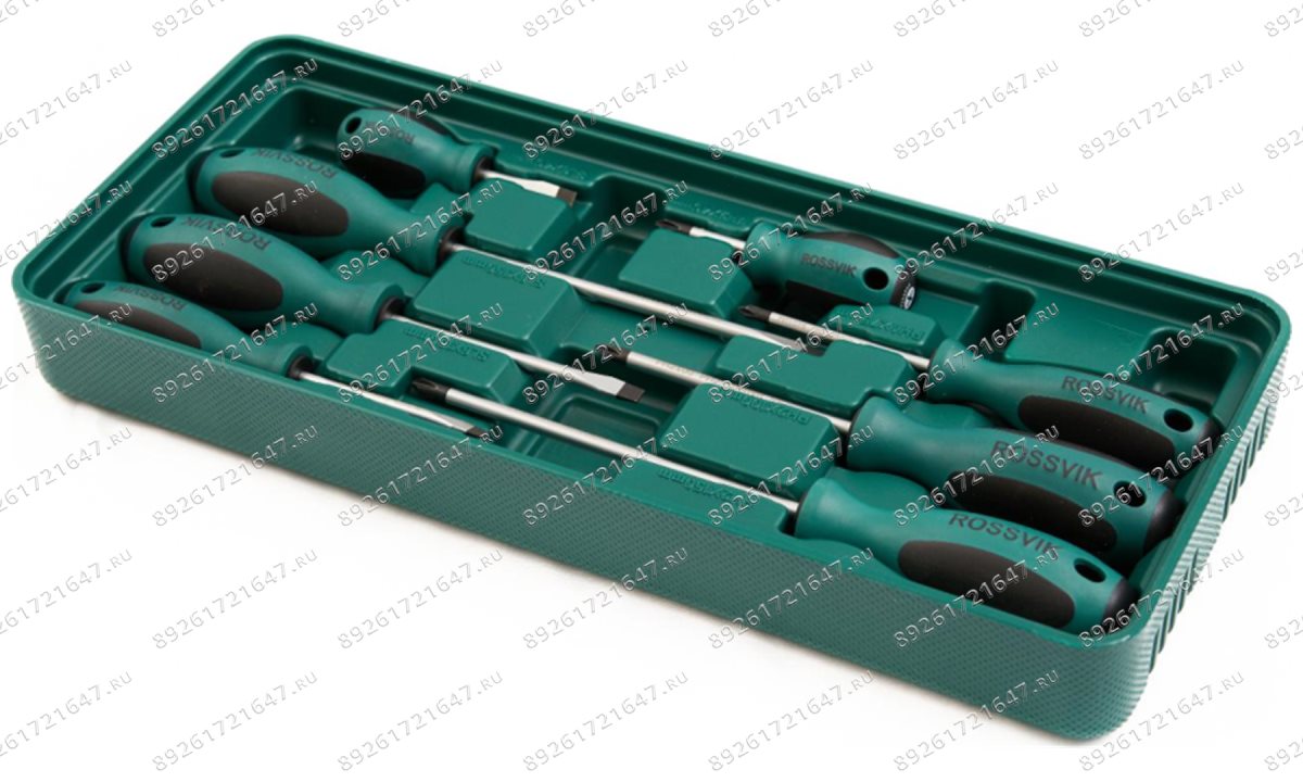  LST008 Набор инструмента ROSSVIK (отвертки), ложемент, 8 предметов (1)