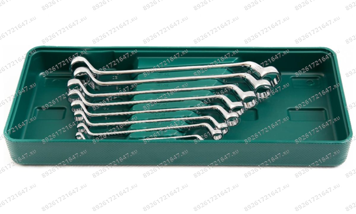  LST009 Набор инструмента ROSSVIK (ключи гнуто-накидные), ложемент, 8 предметов (1)