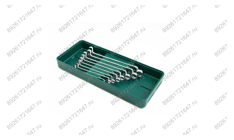 LST009 Набор инструмента ROSSVIK (ключи гнуто-накидные), ложемент, 8 предметов фото