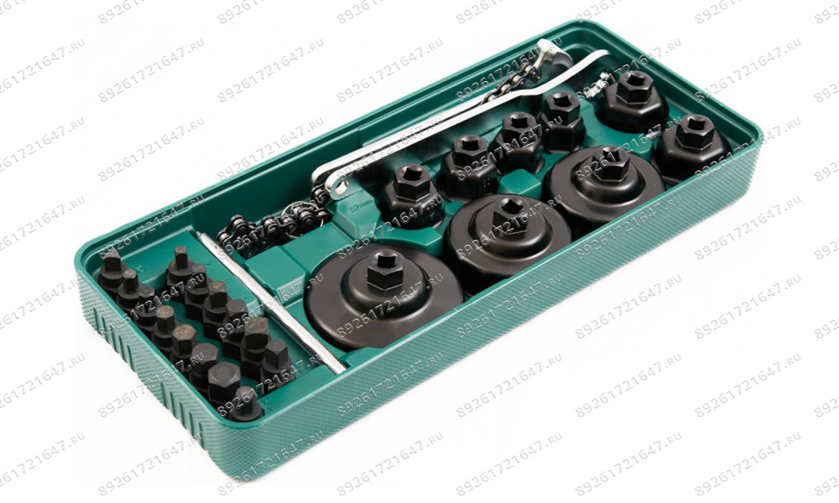  LST025 Набор инструмента ROSSVIK (фильтросьемники), ложемент, 25 предметов (1)