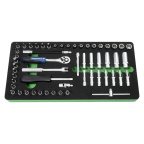  TU-55 Ложемент 1/4с набором головок и аксессуары (55 предметов) мни (0)