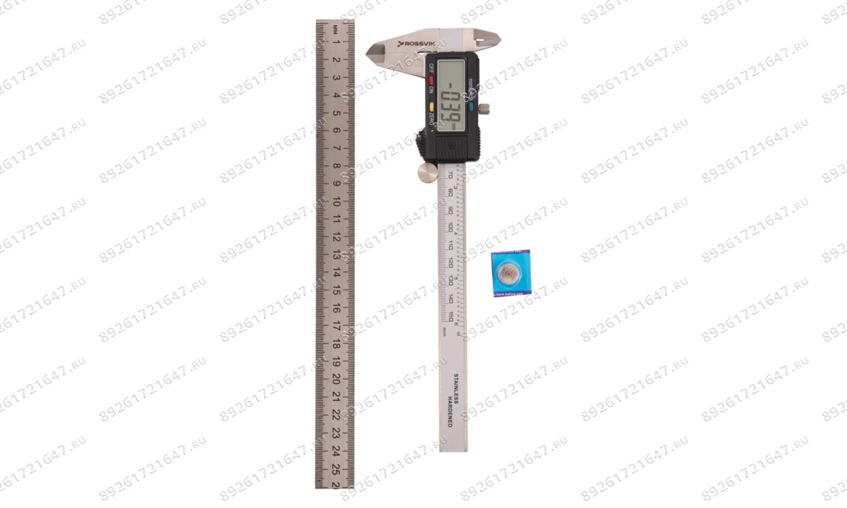 Штангенциркуль электронный ROSSVIK, 150мм (1)