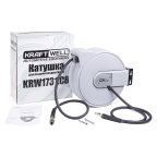  KraftWell KRW1731.C8 Катушка для раздачи воздуха/воды, закрытая пластиковая мни (2)