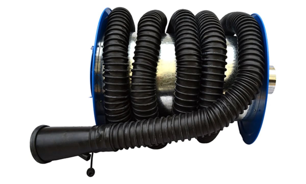  Катушка со шлангом для отвода выхлопных газов (76мм*8м) TG-2707608 AE&T (1)