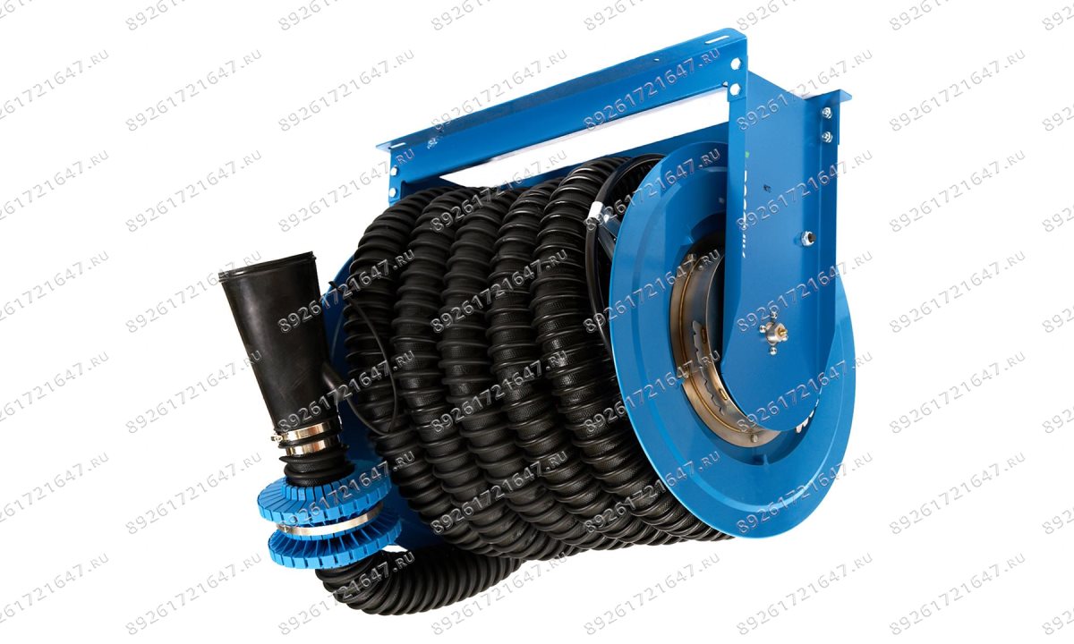  (CA500007610ABS55F) Катушка для удаления выхлопных газов ROSSVIK шланг 76мм*8м с вентилятором (1)