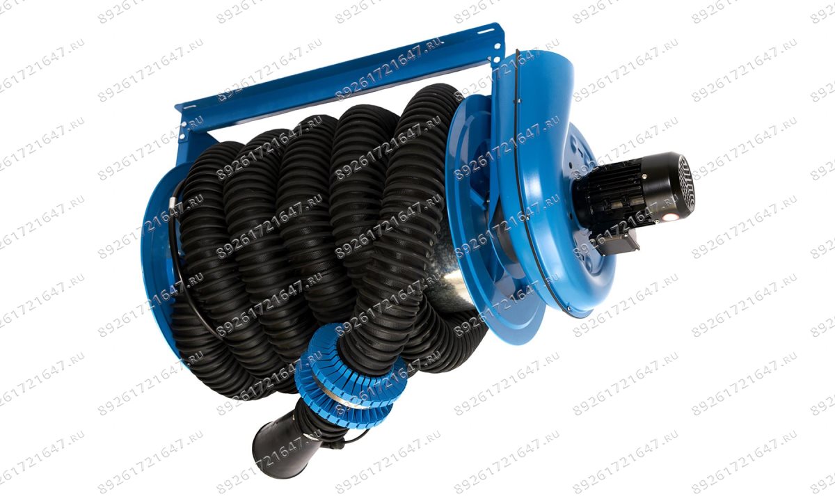  (CA500010210ABS55F) Катушка для удаления выхлопных газов ROSSVIK шланг 102мм*8м с вентилятором (1)