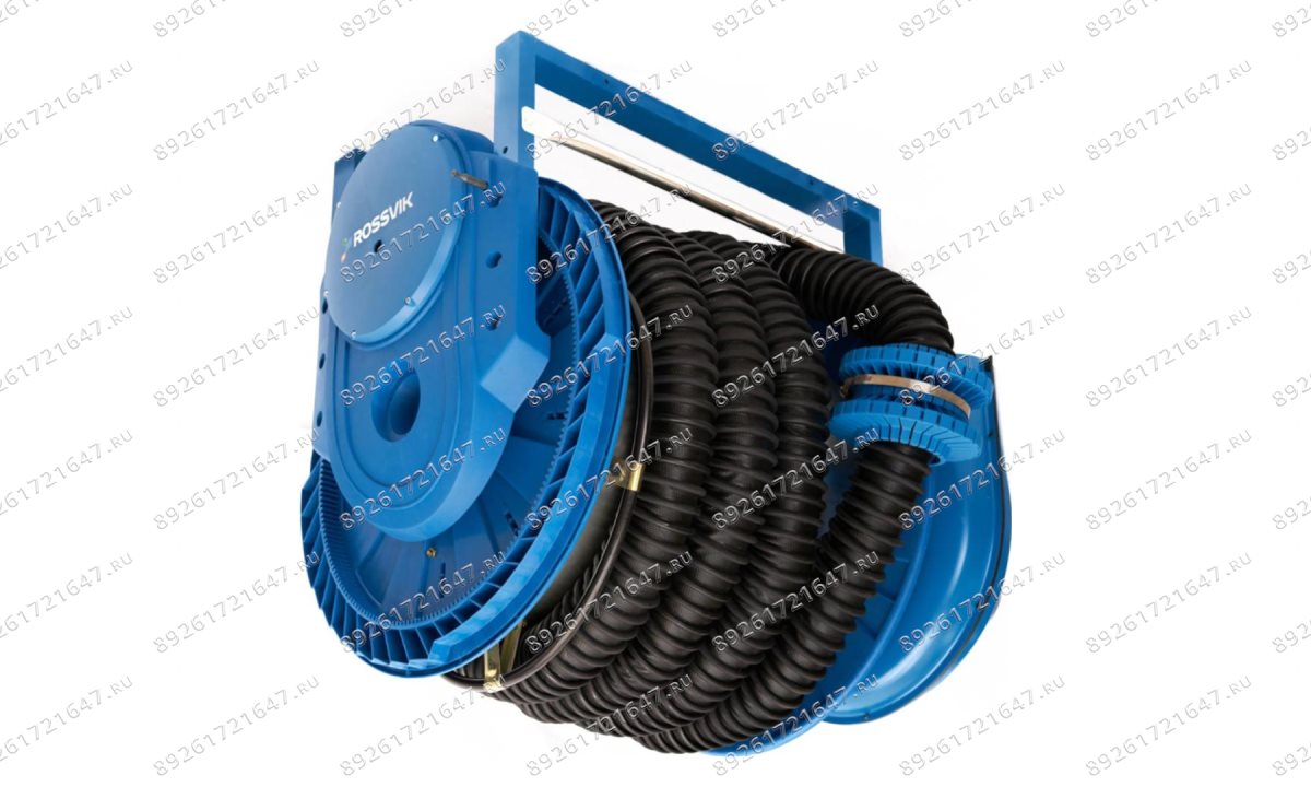  (CA50007608F) Катушка для удаления выхлопных газов ROSSVIK шланг 76мм*8м с вентилятором (1)