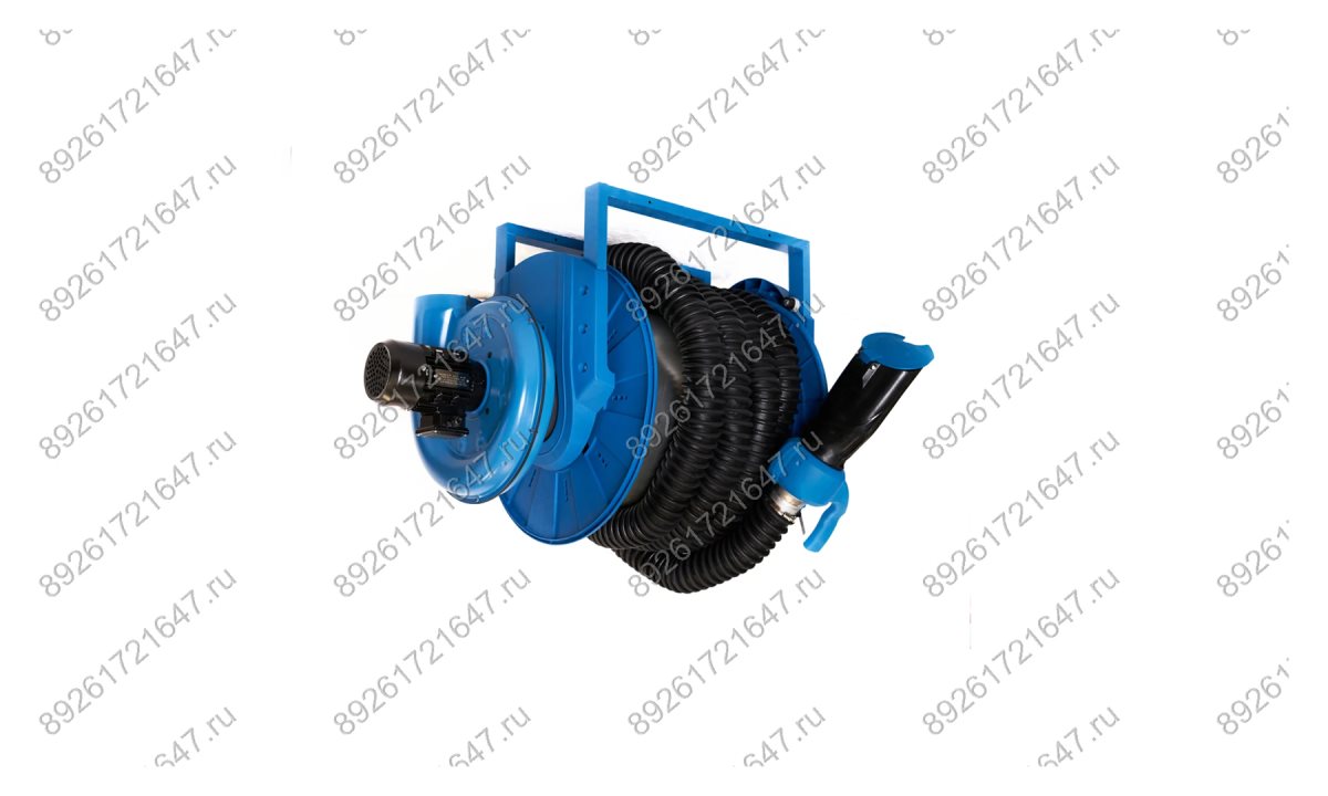  (CA50007608F) Катушка для удаления выхлопных газов ROSSVIK шланг 76мм*8м с вентилятором (0)