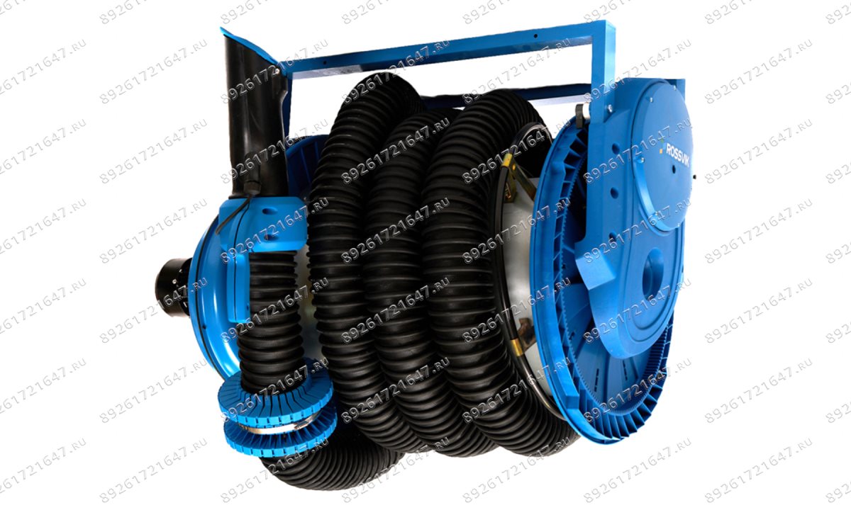  (CA50010208F) Катушка для удаления выхлопных газов ROSSVIK шланг 102мм*8м с вентилятором (1)