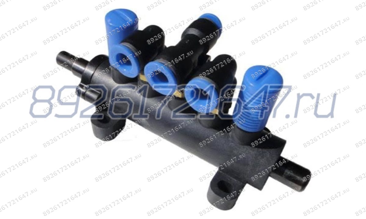  Клапан пятиходовой А для ШМС AE&T, СТАНКОИМПОРТ Т-образный, крепление снизу Dшток-12 (0)