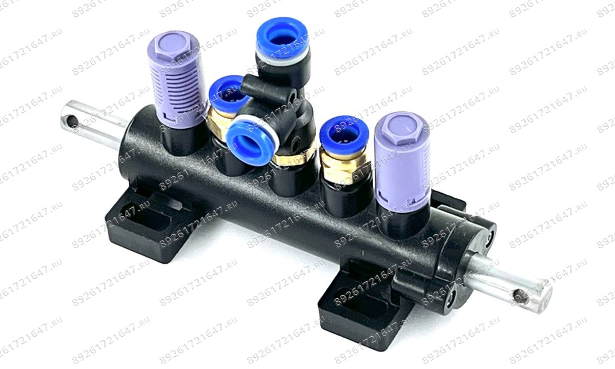  Клапан пятиходовой для ШМС L-образный крепление снизу шток-10 мм в сборе (0)