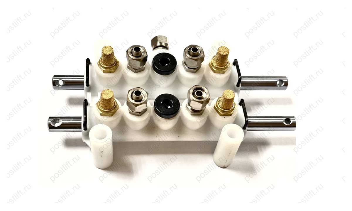  Клапан пятиходовой для ШМС двойной, шток без резьбы Dшток=10 (0)