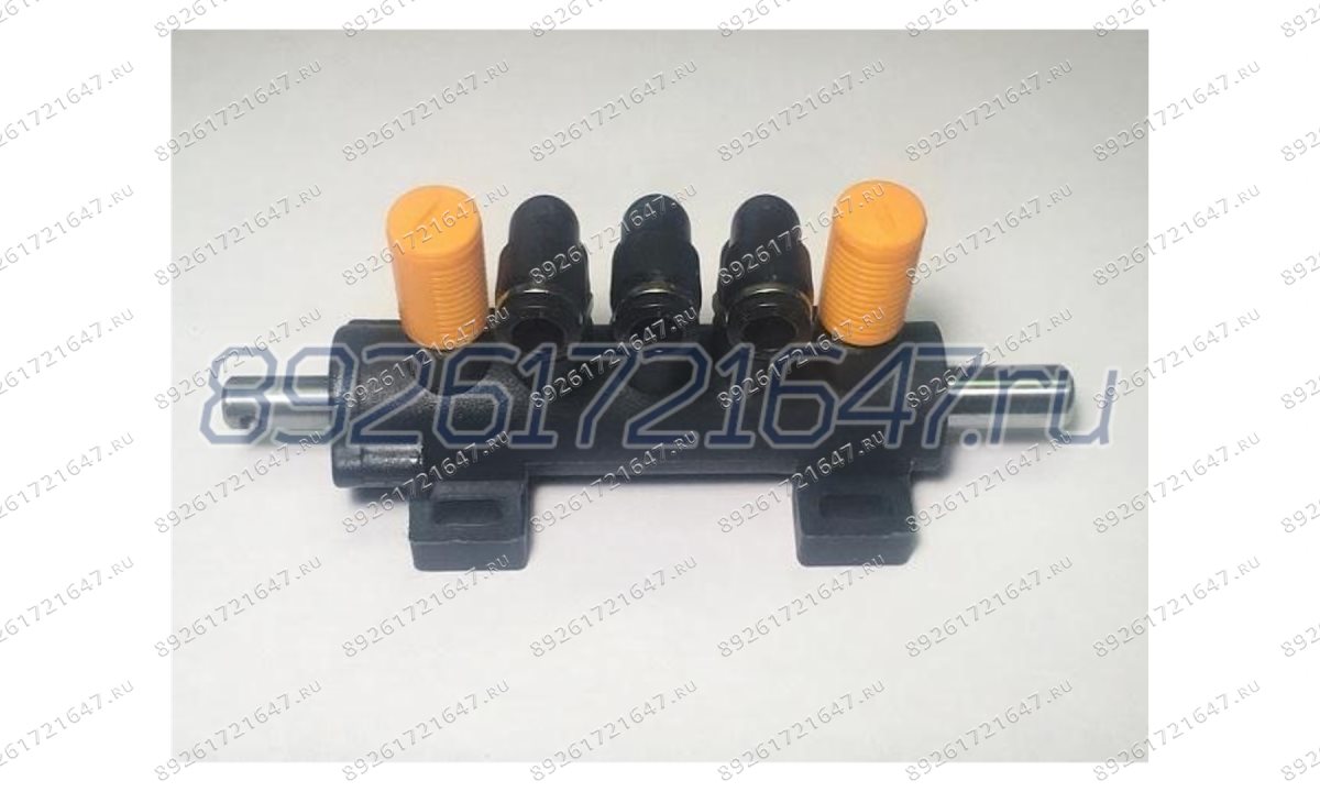  Клапан пятиходовой для ШМС 3Г-образный крепление снизу, Dшток=12 мм в сборе (0)