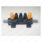 Клапан пятиходовой для ШМС 3Г-образный крепление снизу, Dшток=12 мм в сборе фото