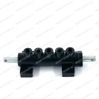  Пятиходовой клапан для ШМС крепление снизу  (без фитингов) шток 10 мм мни (1)