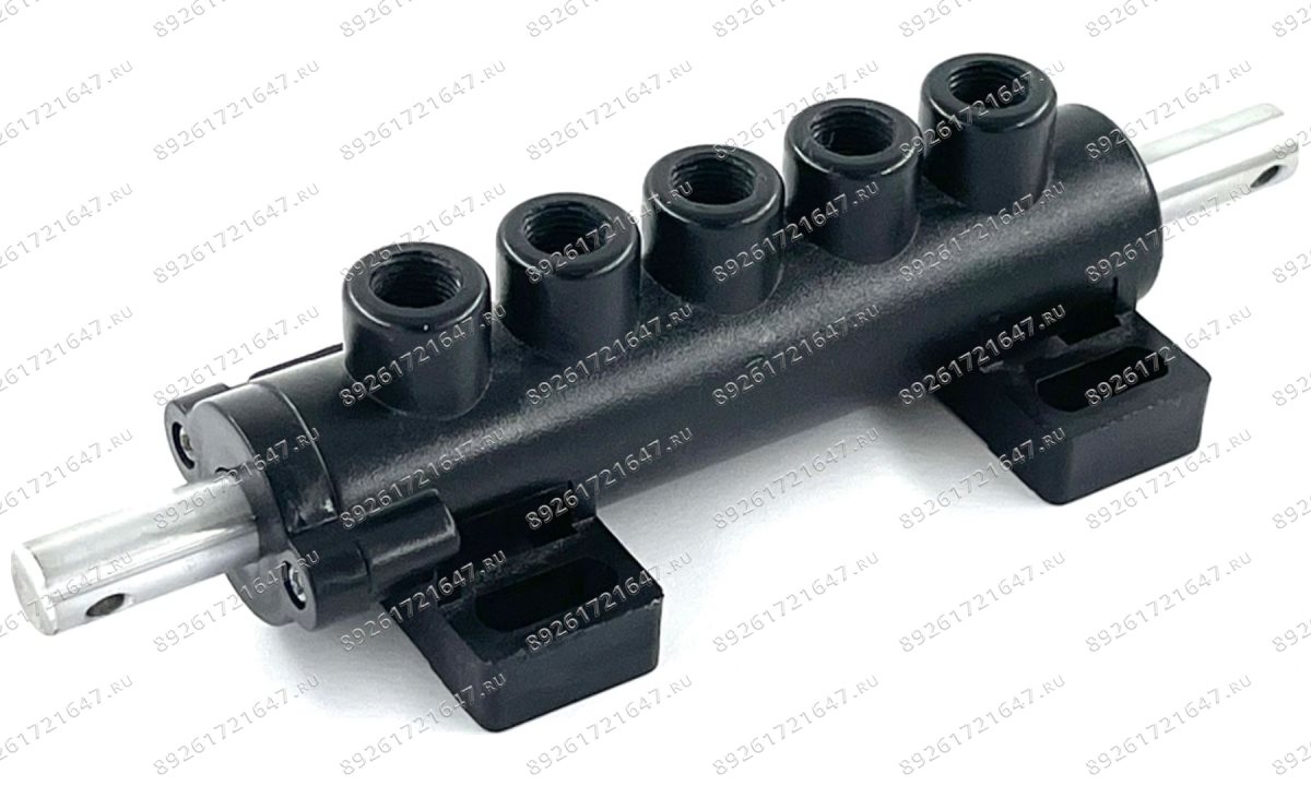  Пятиходовой клапан для ШМС крепление снизу  (без фитингов) шток 10 мм (0)