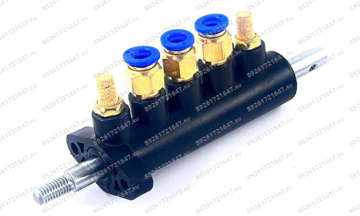  Клапан  5-ти ходовой для ШМС крепление спереди,  Dшток=10 (0)