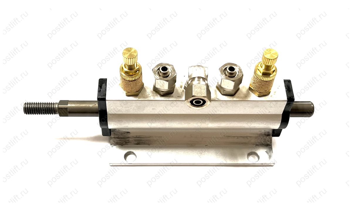  Клапан пятиходовой для ШМС Т-образный, крепление снизу Dшток=10 мм  (алюм. корпус) (1)