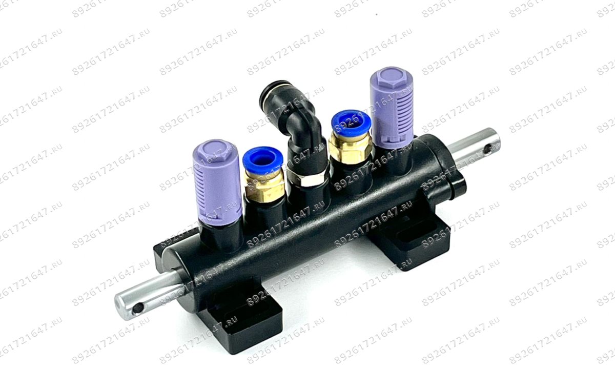  Клапан пятиходовой С для ШМС Г-образный, крепление снизу Dшток=10 в сборе (1)