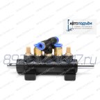 Клапан пятиходовой для ШМС Т-образный, крепление снизу Dшток=10 в сборе фото