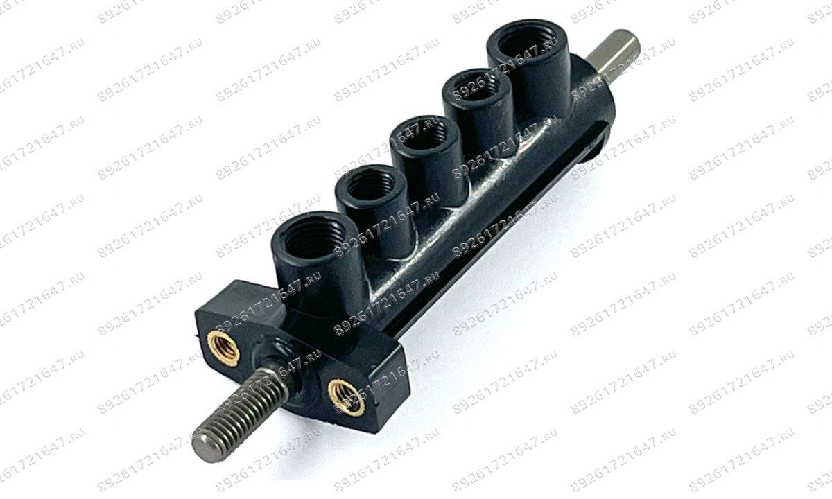  Пятиходовой клапан для ШМС крепление снизу  (без фитингов) шток 8 мм  (0)