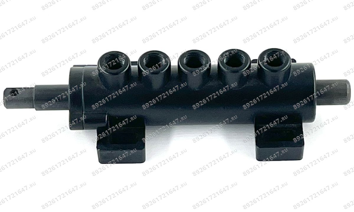  Пятиходовой клапан для ШМС Unite крепление снизу  (без фитингов) шток 12 мм  (1)