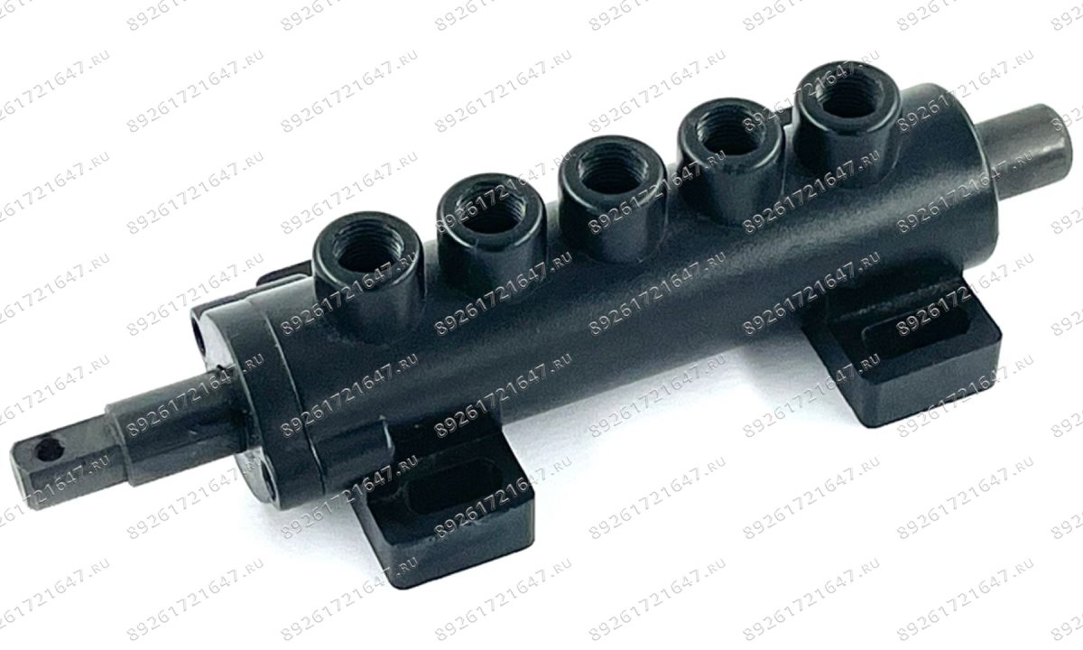  Пятиходовой клапан для ШМС Unite крепление снизу  (без фитингов) шток 12 мм  (0)