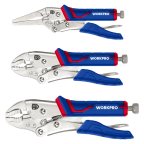  Клещи фиксирующие PRO (набор 3 предмета) WP201003 WORKPRO мни (0)