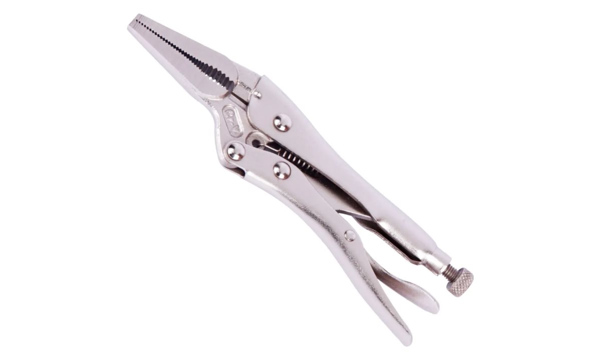  Клещи фиксирующие с длинными носами 115мм WP231050 WORKPRO (0)