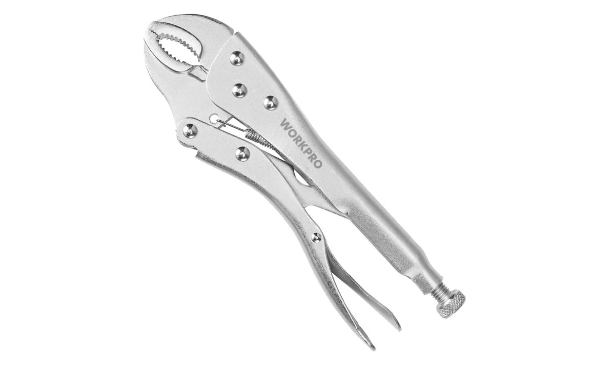  Клещи фиксирующие с изогнутыми зажимами 250мм WP231071 WORKPRO (0)