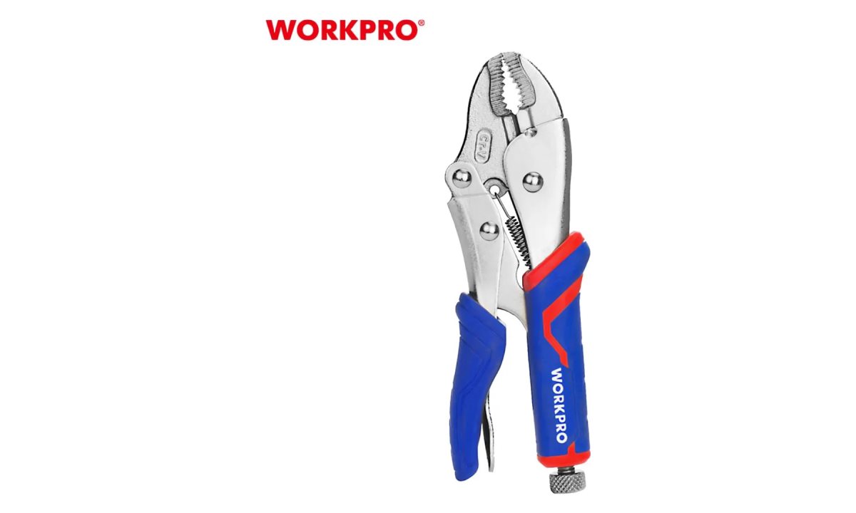  Клещи фиксирующие 180мм проф WP231073 WORKPRO (1)