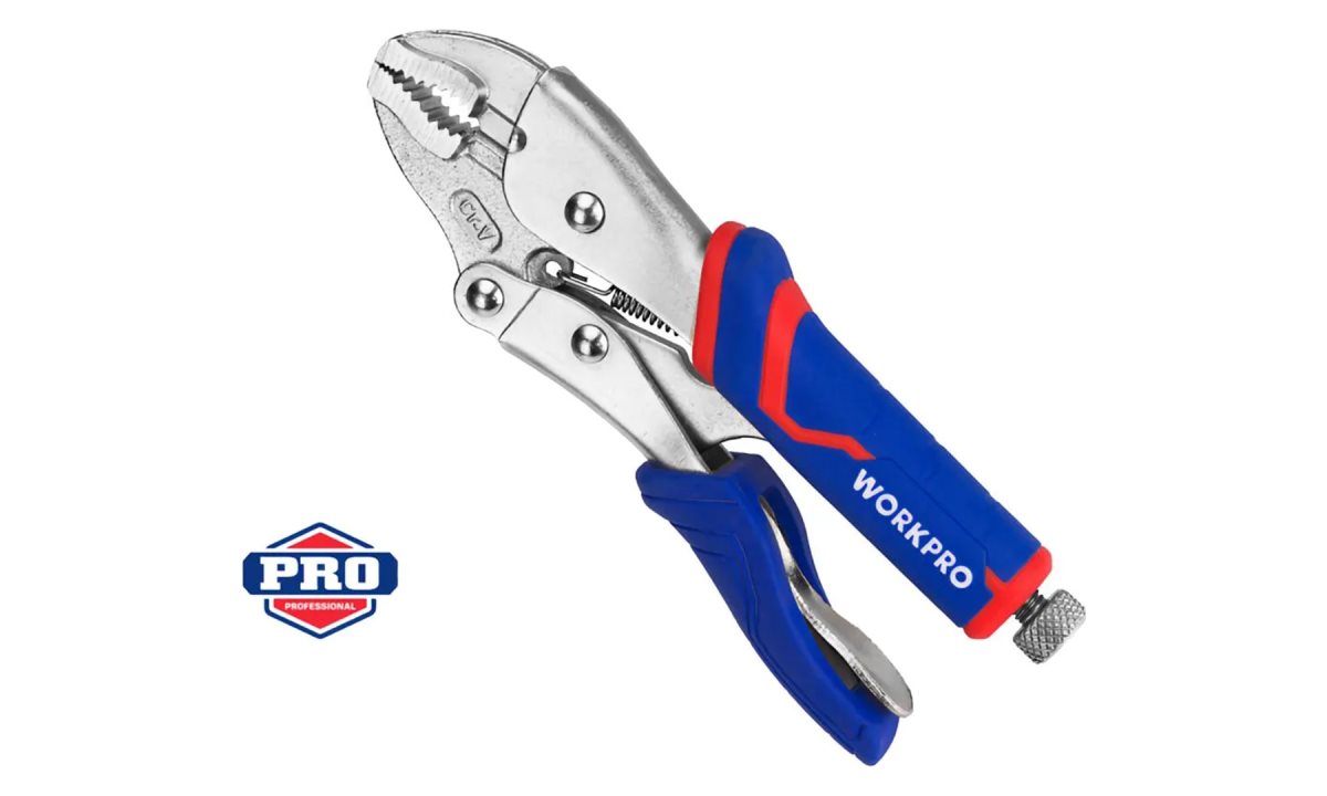  Клещи фиксирующие 180мм проф WP231073 WORKPRO (0)