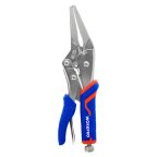  Клещи фиксирующие с длинными носами 230мм проф WP231076 WORKPRO мни (1)
