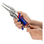  Клещи фиксирующие с длинными носами 230мм проф WP231076 WORKPRO мни (3)