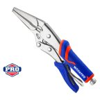  Клещи фиксирующие с длинными носами 230мм проф WP231076 WORKPRO мни (0)