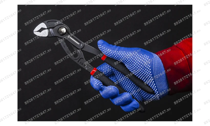 Клещи переставные с кнопочным фиксатором, 250 мм Станкоимпорт CS211510 фото