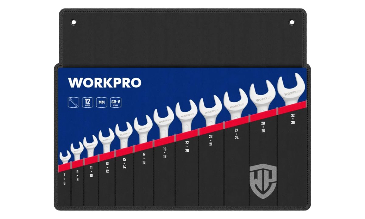  Ключи рожковые двусторонние набор 12шт (6-32мм) WP202507 WORKPRO (0)