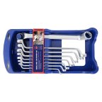  Ключи накидные двусторонние набор 8шт (6-22мм) WP202509 WORKPRO мни (0)