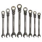  Ключи комбинированные трещоточные с шарниром набор 8шт (9-17мм) WP202521 WORKPRO мни (2)