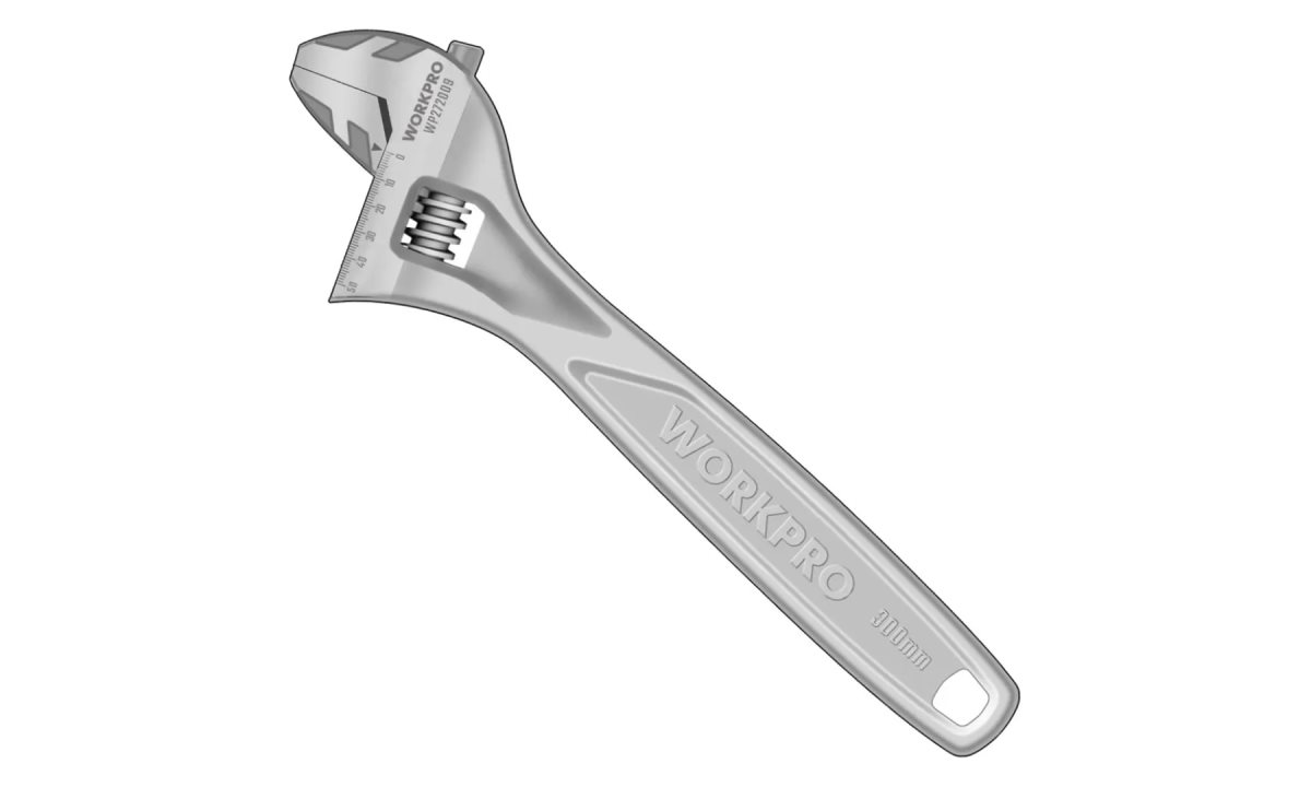  Ключ разводной для высоких нагрузок 40х300мм WP272009 WORKPRO (0)