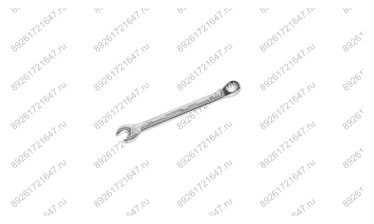  W0110 Ключ гаечный комбинированный ROSSVIK, 10мм (0)