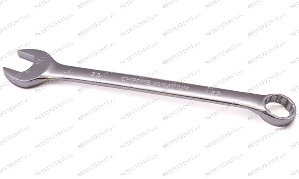  W0123 Ключ гаечный комбинированный ROSSVIK, 23мм (1)