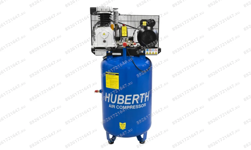 Компрессор, ресивер 100 л, вертикальный, 336 л/мин, 220 Вольт фото