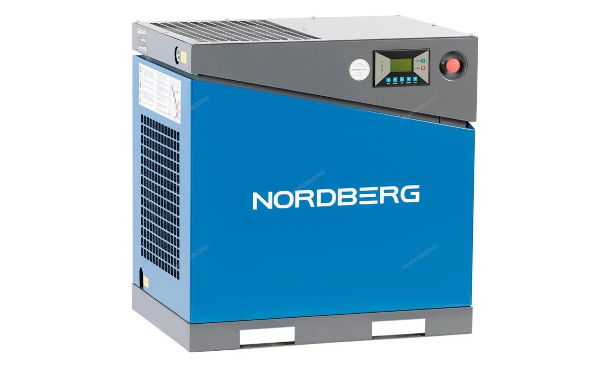  Компрессор винтовой, 7,5кВт, 10Бар, 900л/мин, без ресивера NCA10 (1)