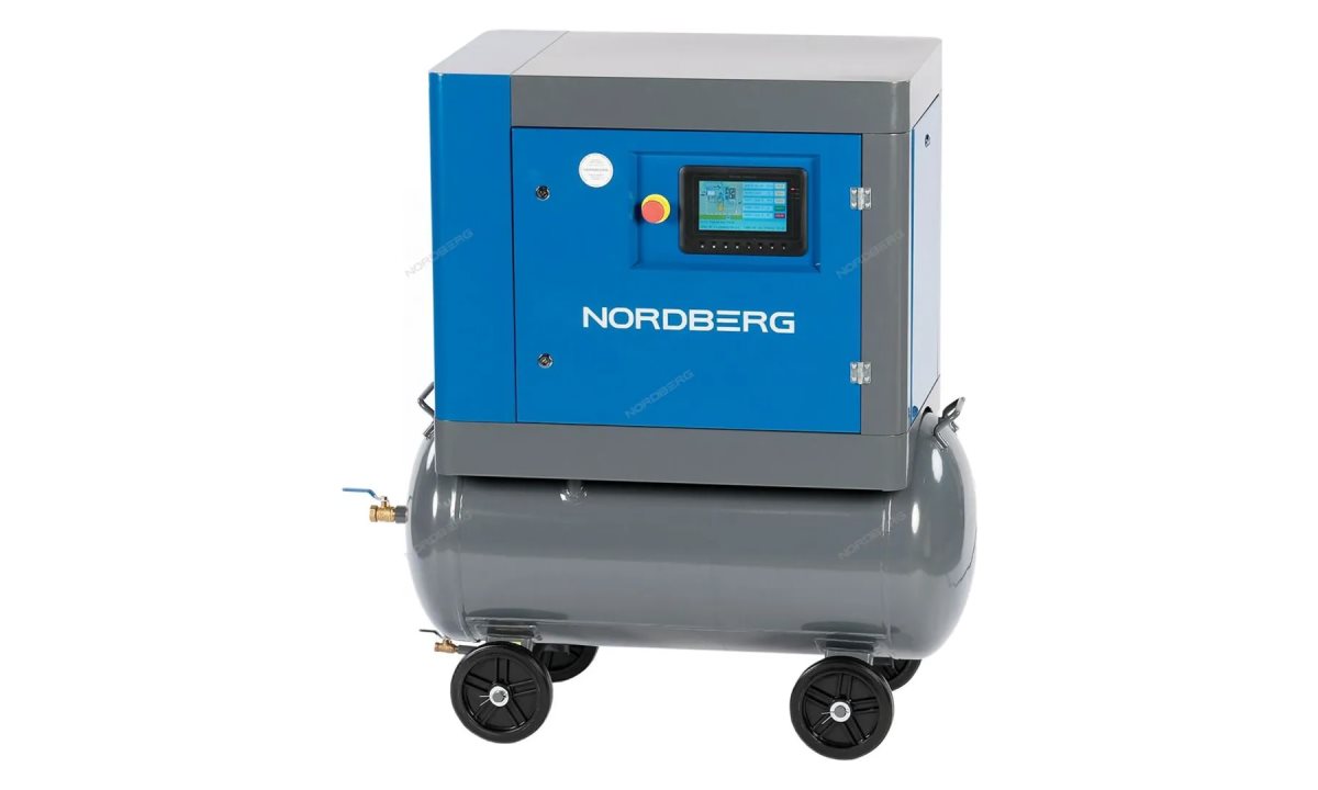  Компрессор винтовой, 4,0кВт, ресивер 160л, 10Бар, 510л/мин NCA7.5R (0)