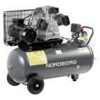  Компрессор поршневой с ременной передачей 380В, ресив. 100л, 580л/мин NCP100/580 мни (6)