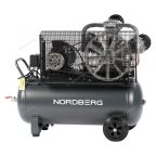  Компрессор поршневой с ременной передачей 380В, ресив. 100л, 950л/мин NCP100/950 мни (1)